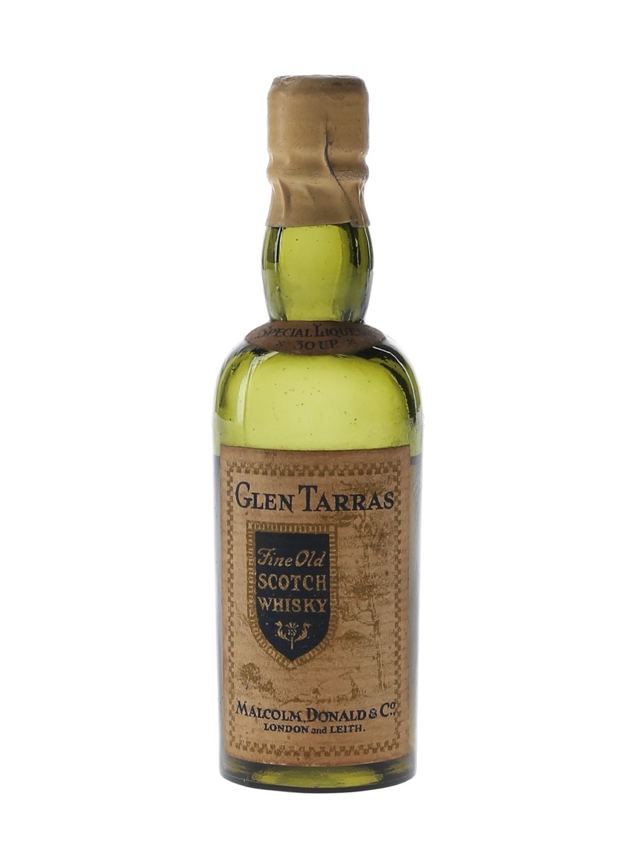 Glen Tarras Special Liqueur Bottled 1930s-1940s - Malcolm, Donald & Co. 5cl / 40%