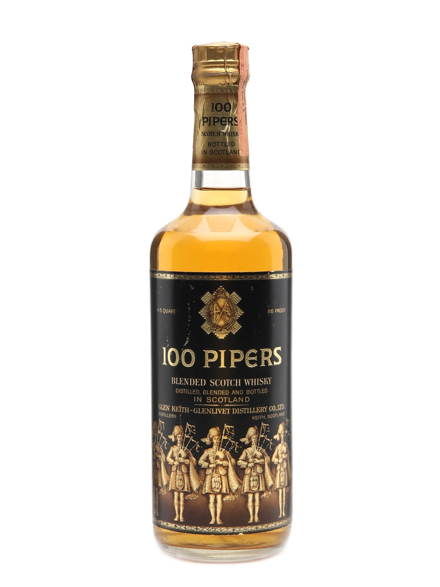 100 Pipers Bottled 1940s 75cl / 43%