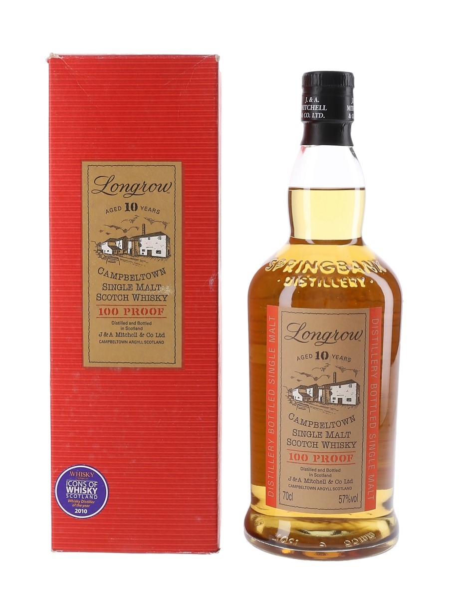 Longrow 10 Year Old 100 Proof  70cl / 57%