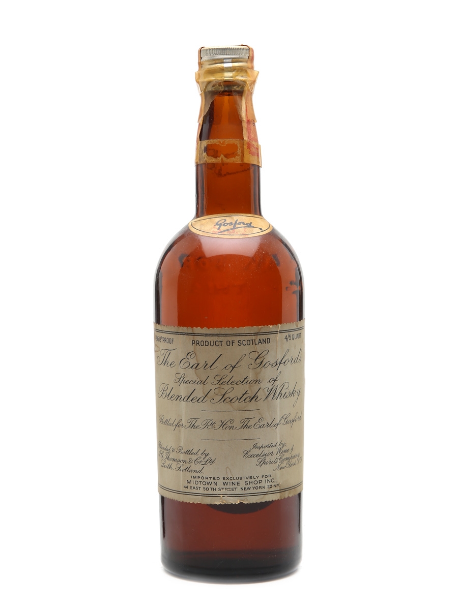 The Earl of Gosford's Special Selection Bottled 1940s 75cl / 43.4%