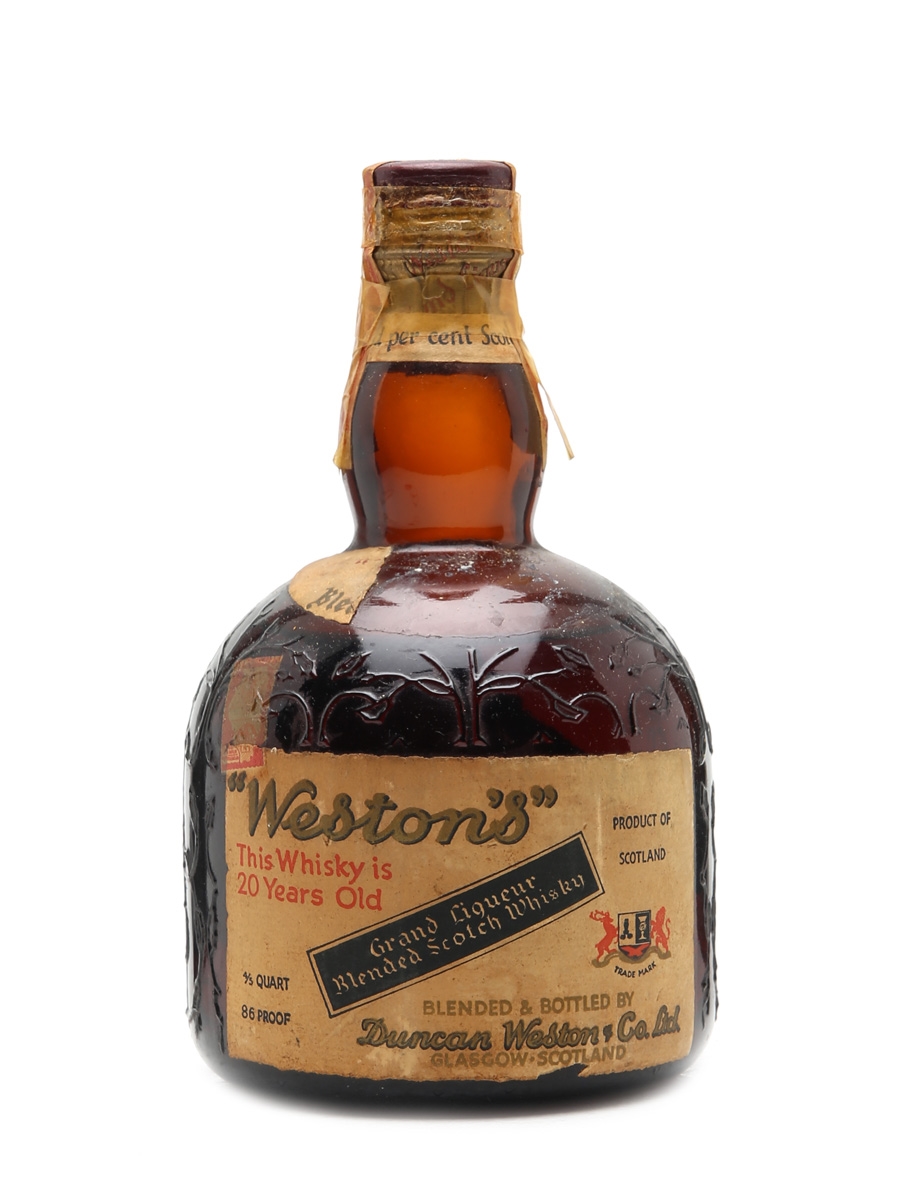 Weston's 20 Year Old Bottled 1940s 75cl / 43%