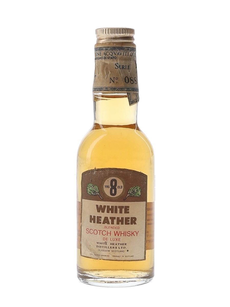 White Heather 8 Year Old Bottled 1970s - Rinaldi 4.7cl / 43.4%