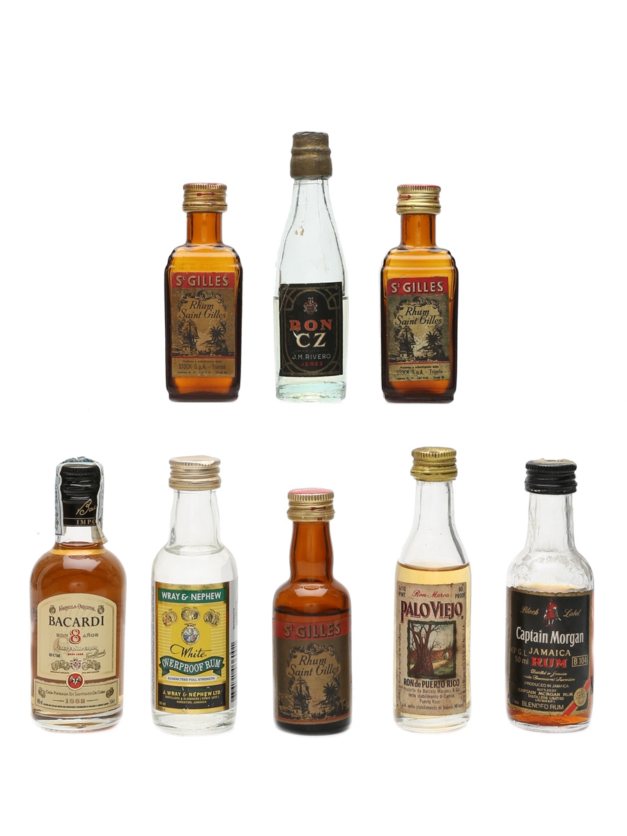 Assorted Rums  8 x 5cl