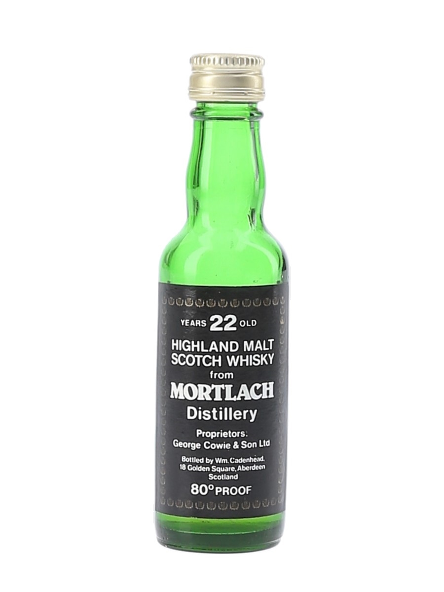 Mortlach 22 Year Old Bottled 1970s - Cadenhead's 5cl / 46%