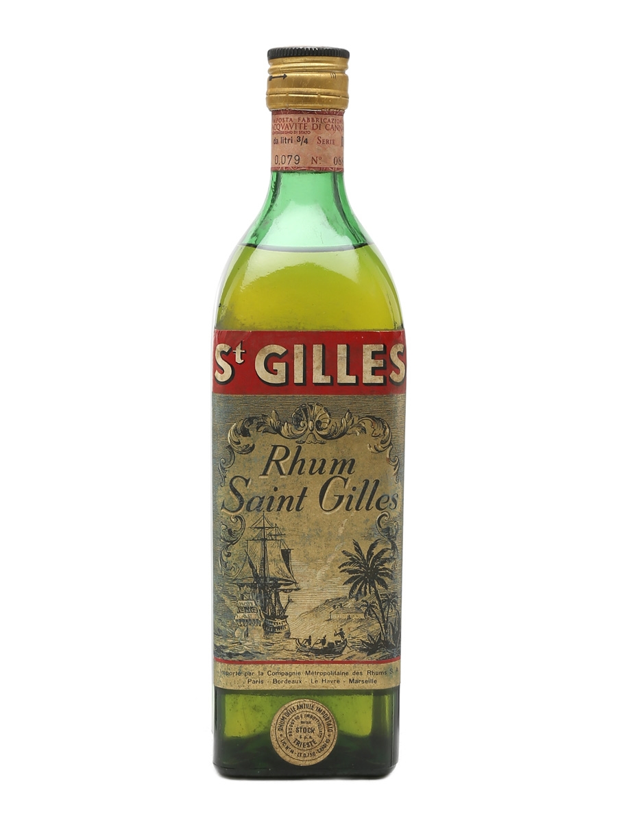 St Gilles Rhum Bottled 1970s 75cl