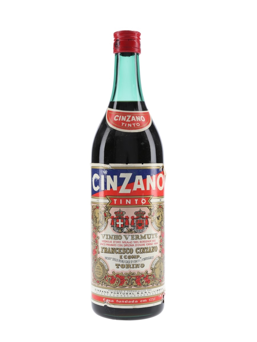 Cinzano Tinto Vermouth Bottled 1960s - Portugal 100cl / 16%