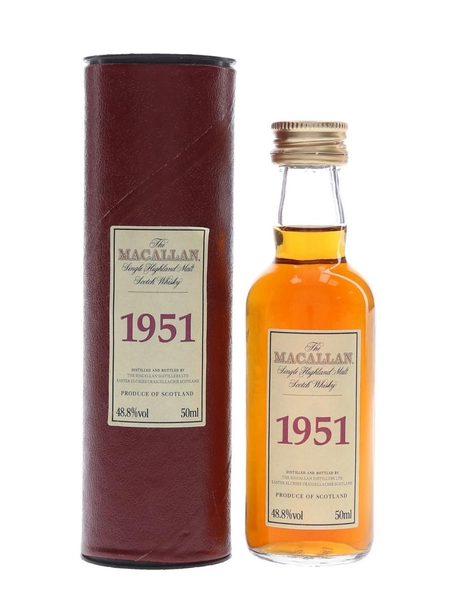 Macallan 1951 Bottled 2001 5cl / 48.8%