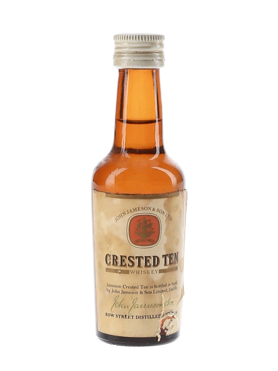 Jameson Crested Ten Bottled 1960s-1970s - Bow Street Distillery 7cl / 40%