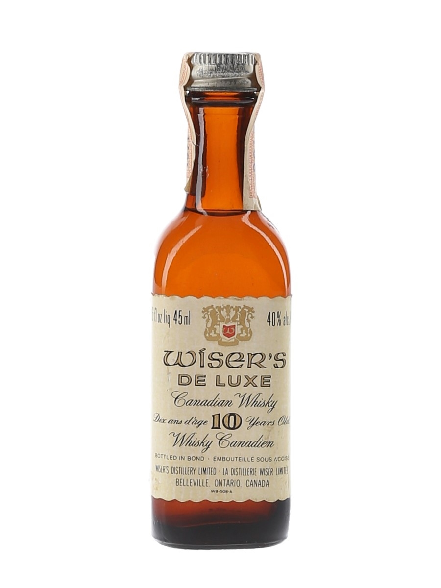 Wiser's 10 Year Old De Luxe 1971 - Lot 66987 - Buy/Sell