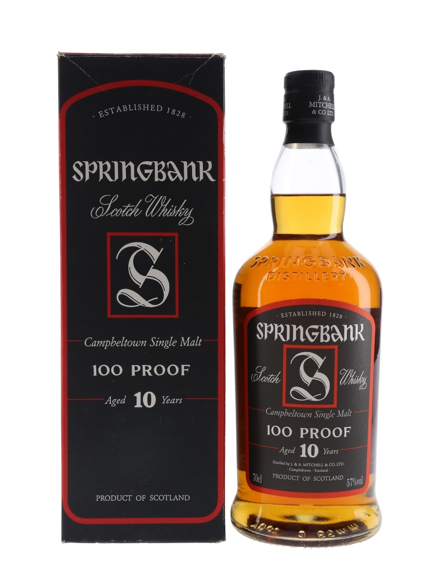 Springbank 10 Year Old 100 Proof  70cl / 57%
