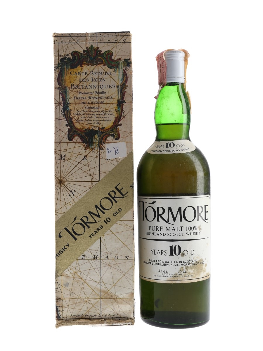 Tormore 10 Year Old Bottled 1970s - Dreher 75cl / 43%