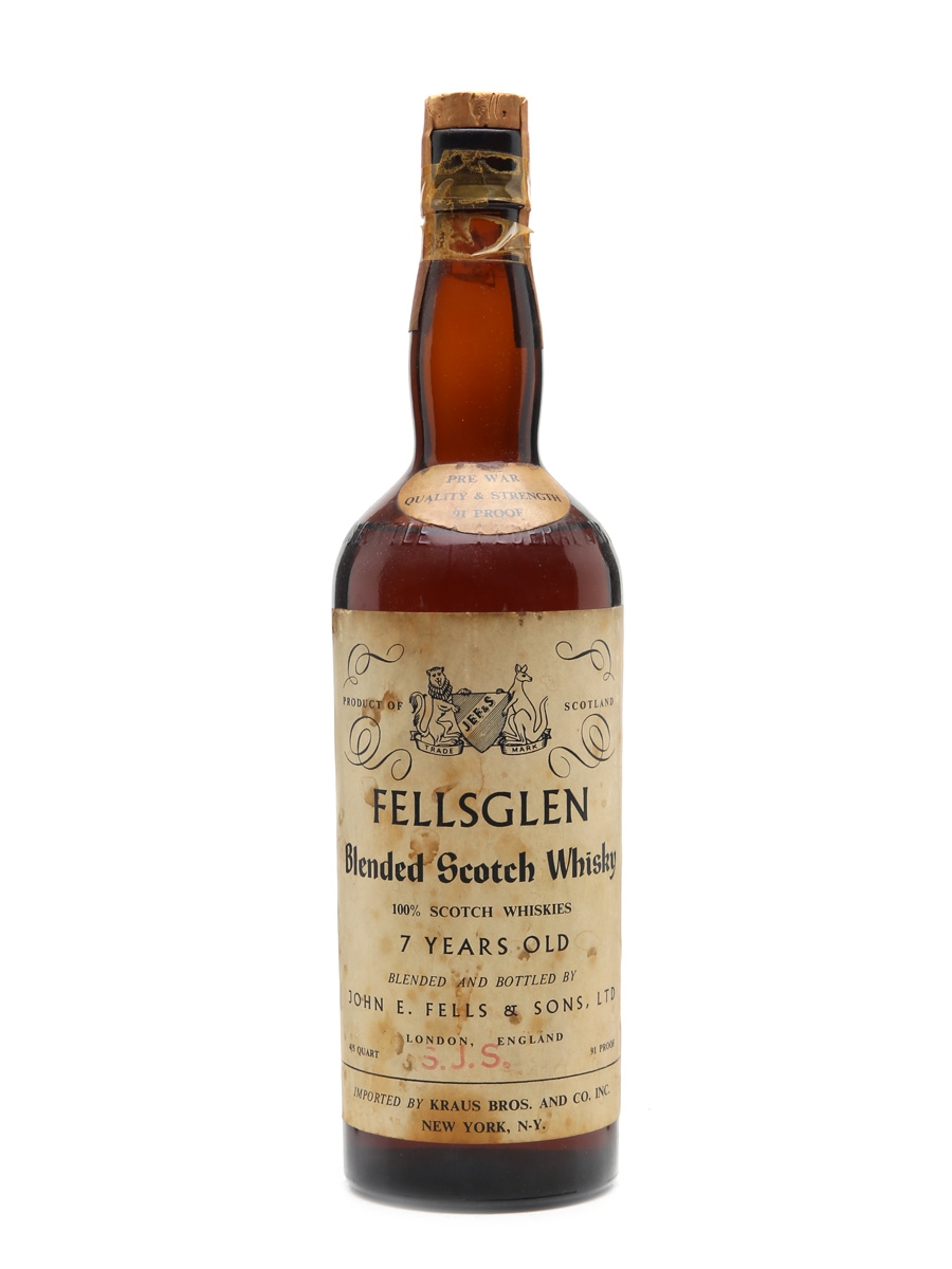 Fellsglen 7 Years Old Bottled 1940s 75cl