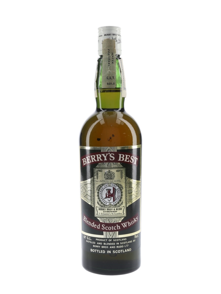 Berry's Best Bottled 1960s 75cl / 43%