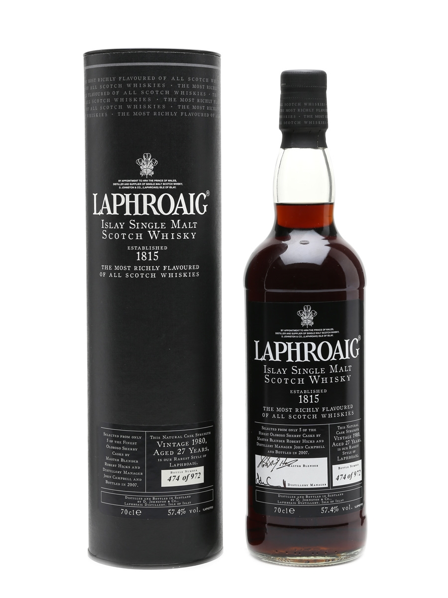 Laphroaig 1980 27 Years Old Cask Strength 70cl