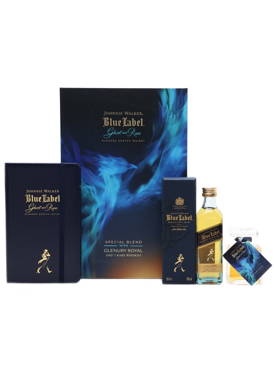 Johnnie Walker Blue Label & Ghost And Rare Glenury Royal 2 x 5cl