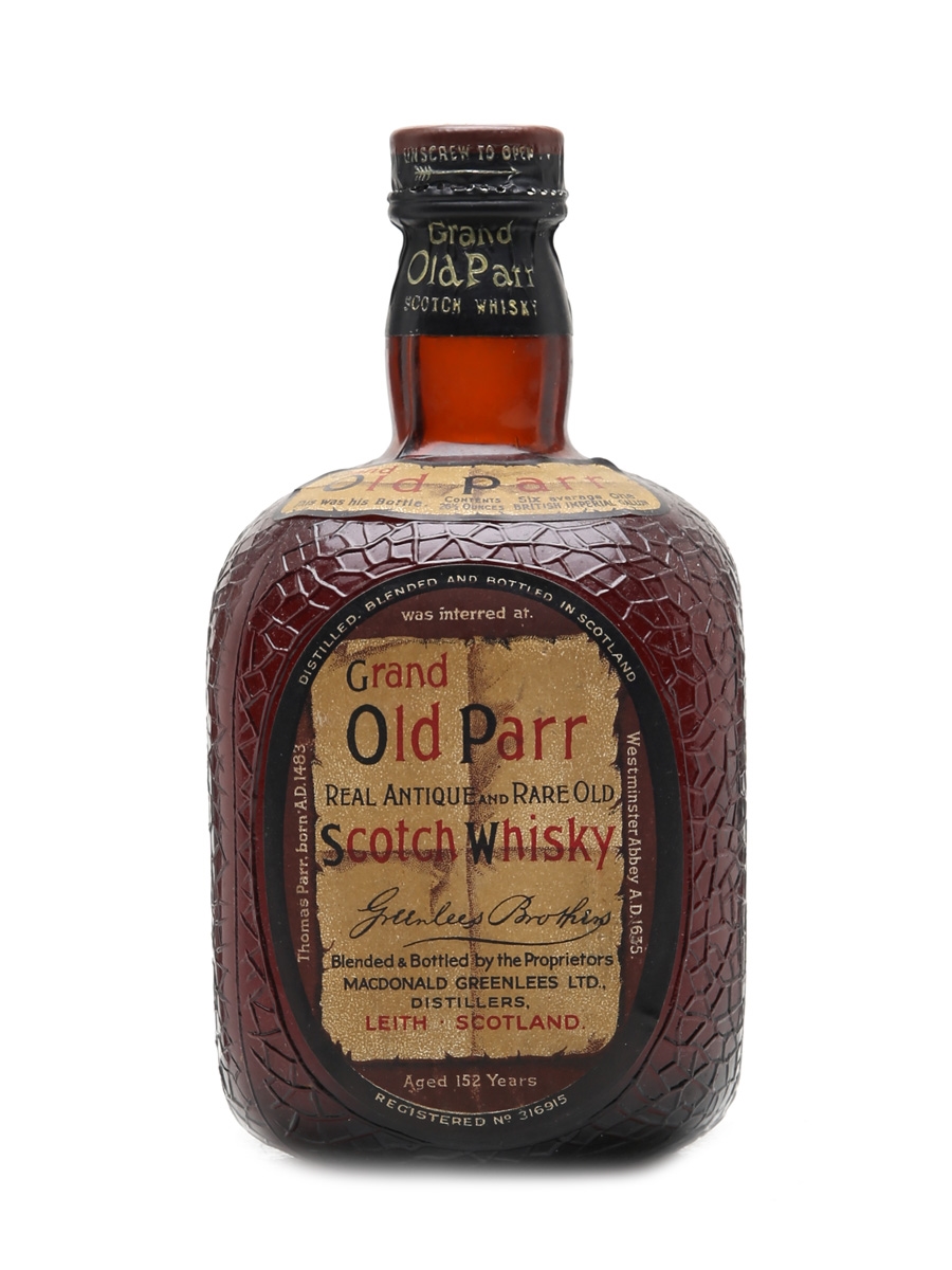 Grand Old Parr Bottled 1940s 75cl