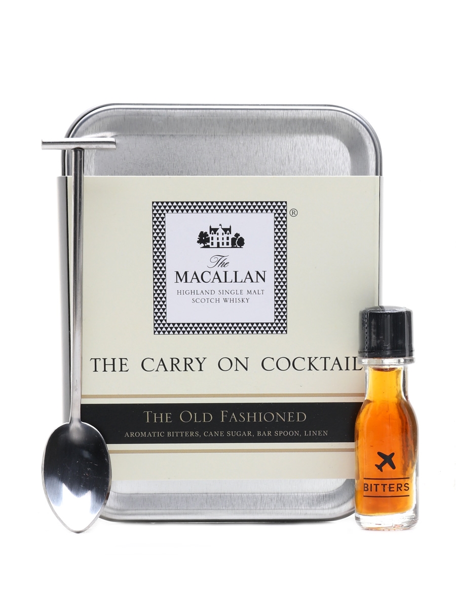 Macallan Old Fashioned The Carry On Cocktail 10.5cm x 8cm