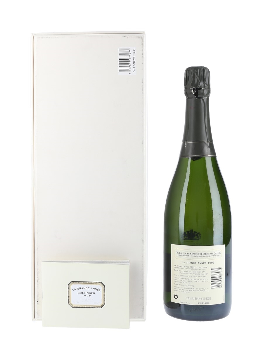 Bollinger 1999 La Grande Année - Lot 68985 - Buy/Sell