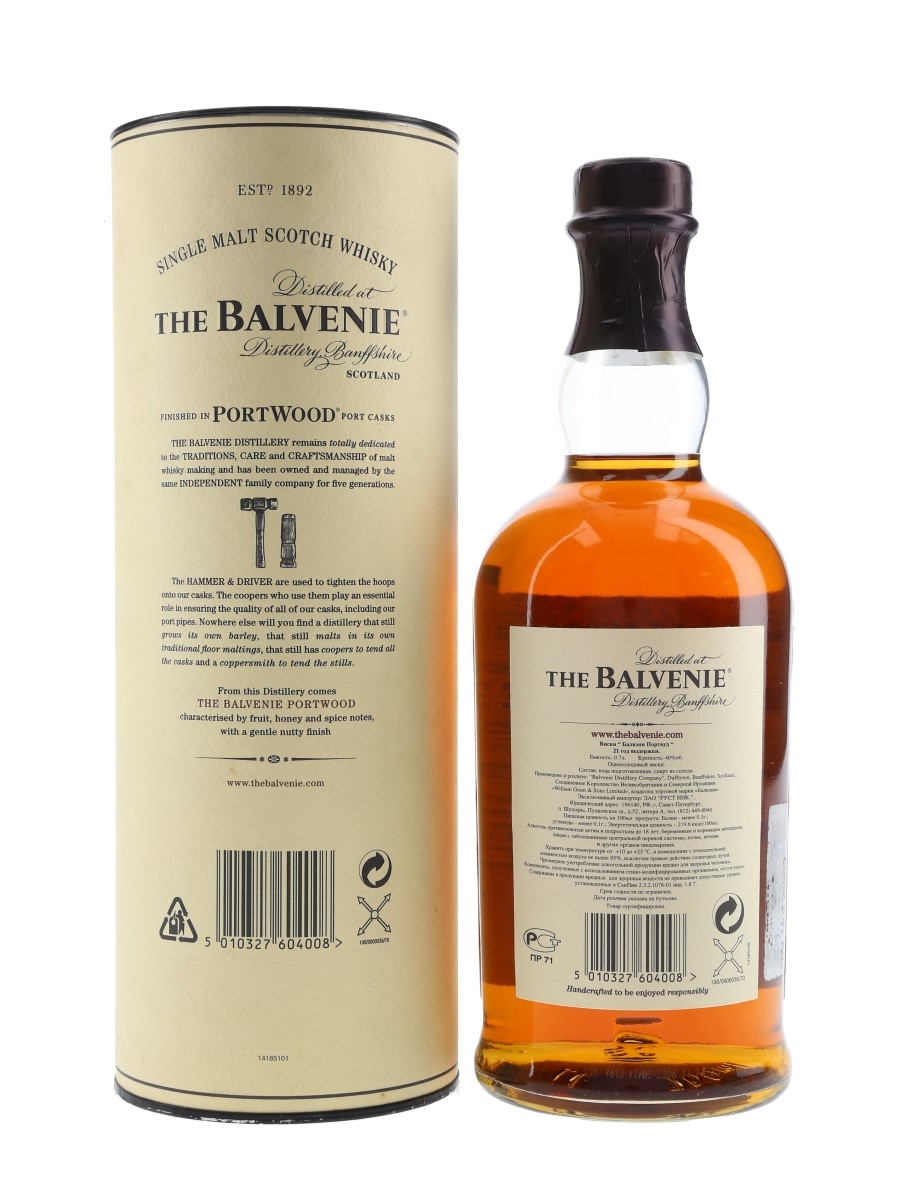 Balvenie 21 Year Old Portwood Finish - Lot 68943 - Buy/Sell
