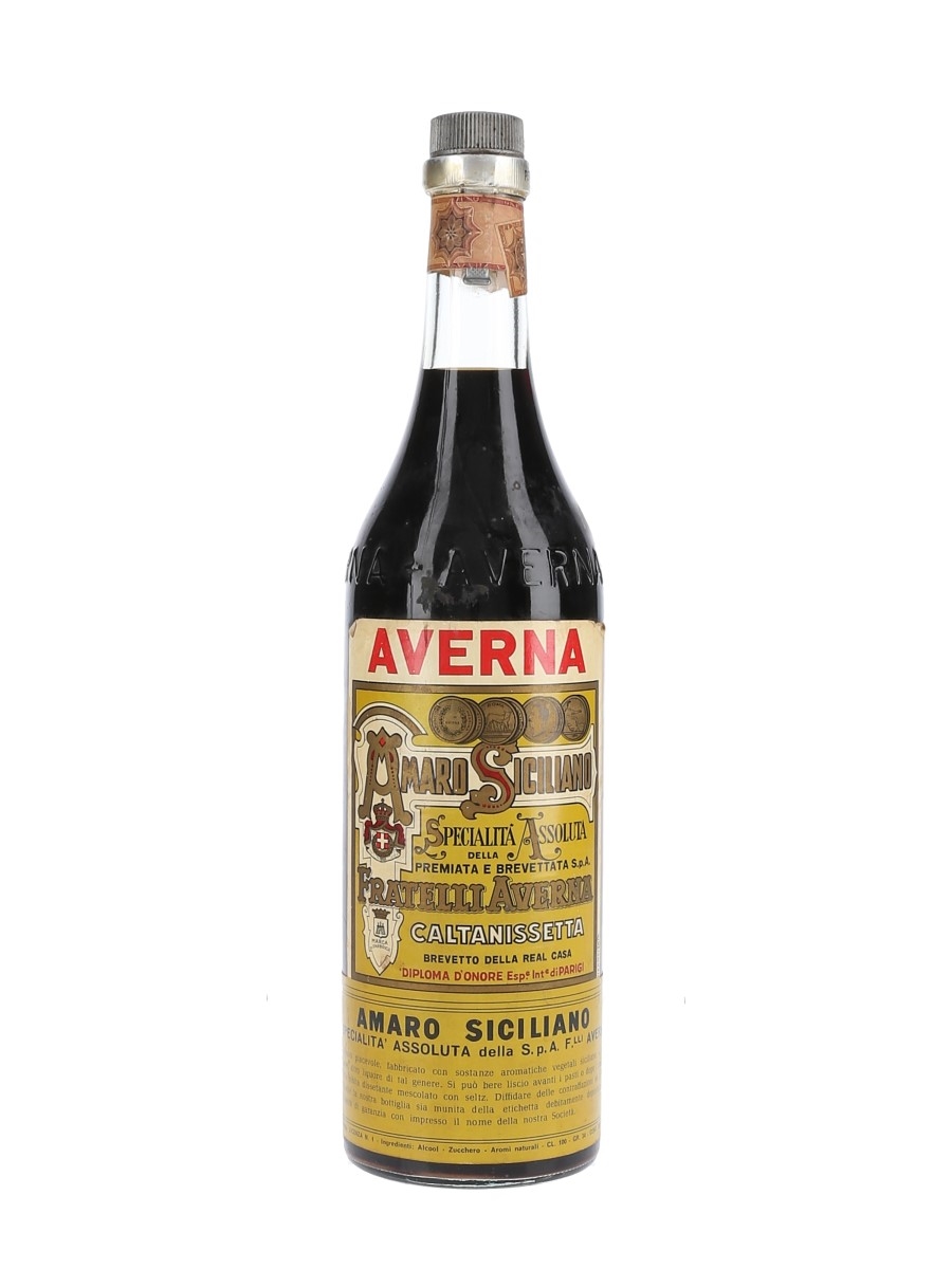 Fratelli Averna Amaro Siciliano Bottled 1970s 100cl / 34%