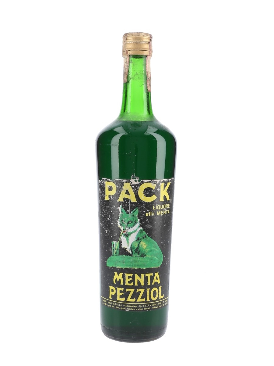 Pezziol Pack Menta Bottled 1960s 100cl / 28%