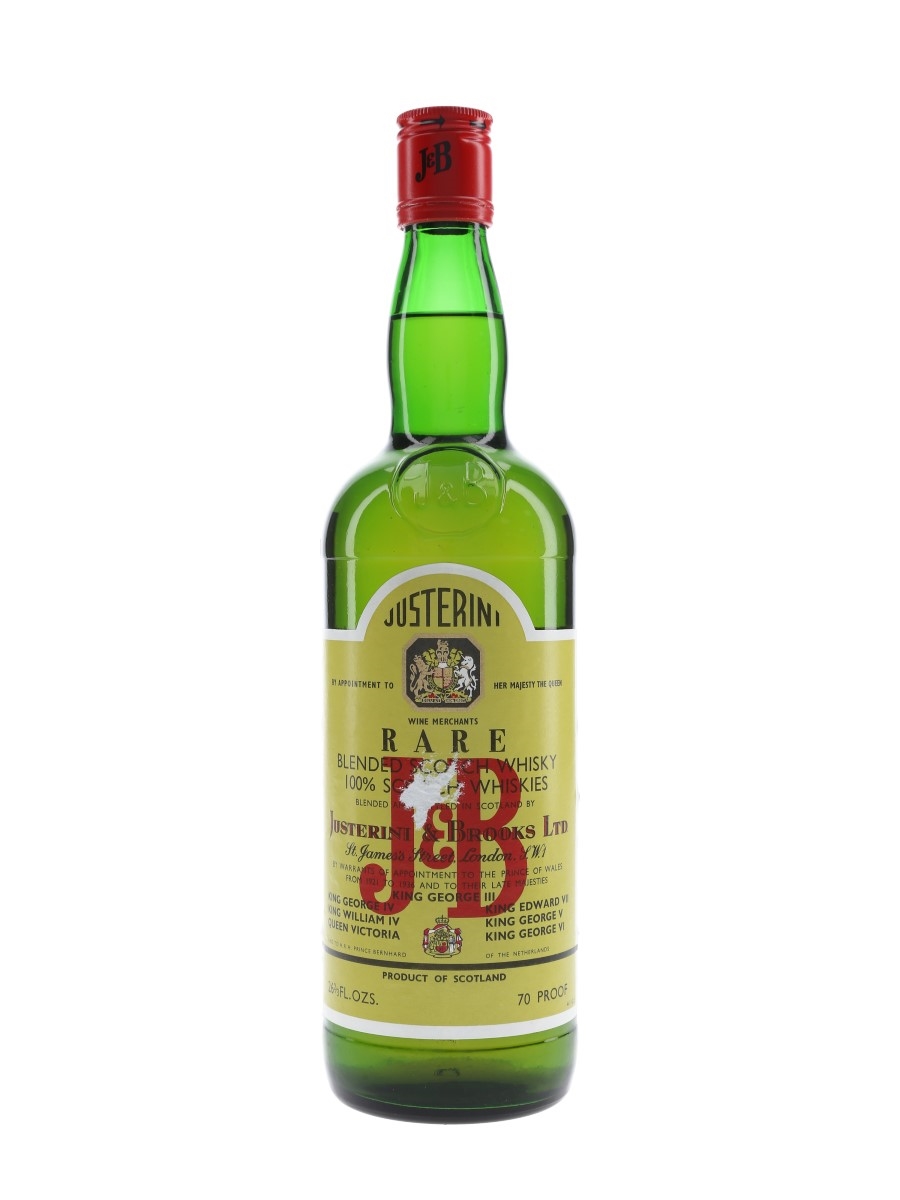 J & B Rare Bottled 1970s 75.7cl / 40%