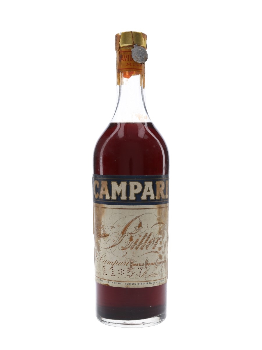 Campari Bitter Bottled 1950s 75cl