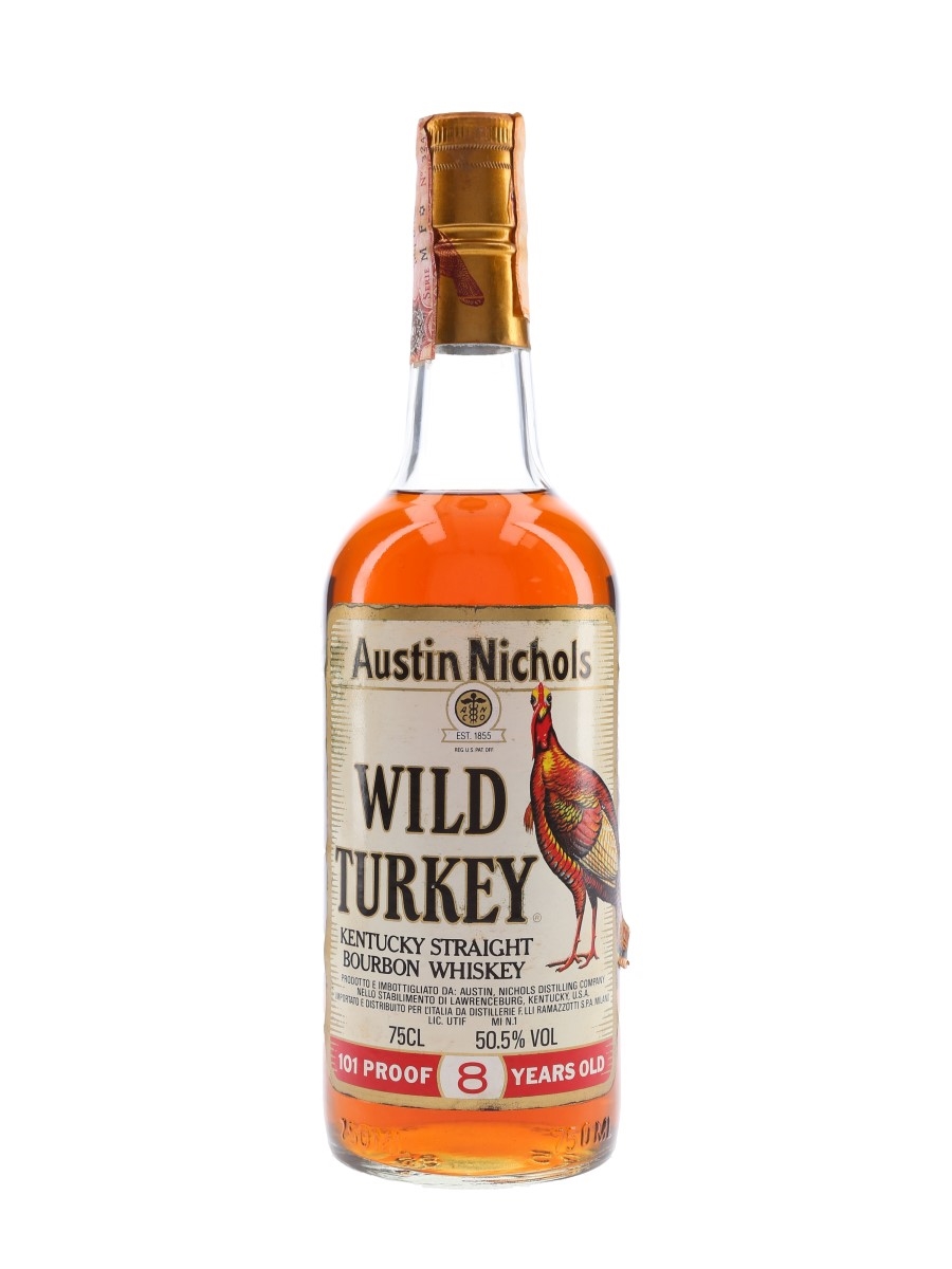 Wild Turkey 8 Year Old 101 Proof Bottled 1980s - Ramazotti 75cl / 50.5%