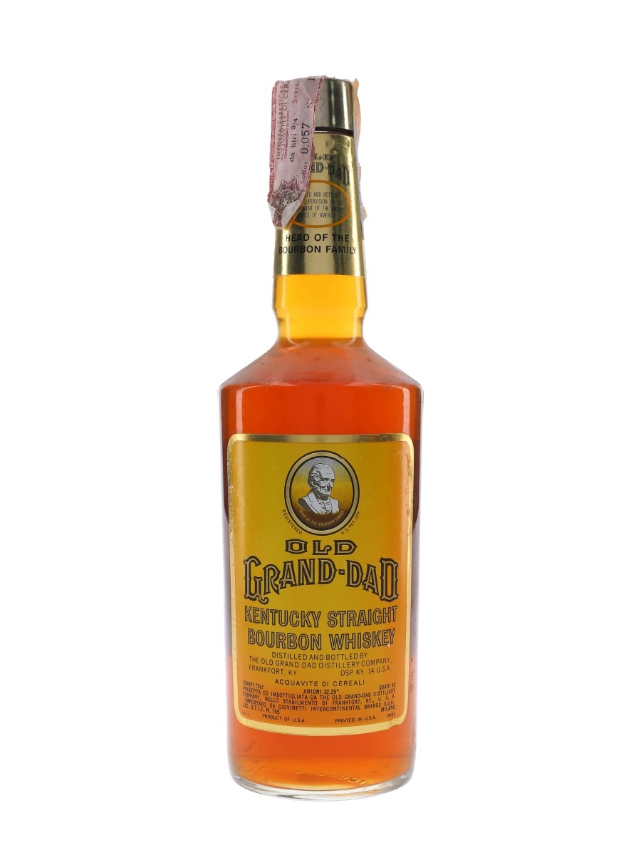 Old Grand Dad Bottled 1970s - Giovinetti 75cl / 43%