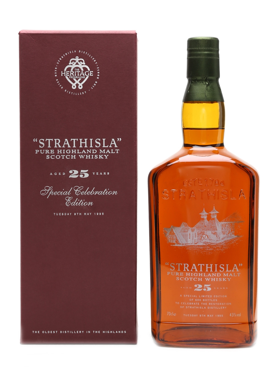 Strathisla 25 Years Old Distillery Restoration 600 Bottles Only 70cl
