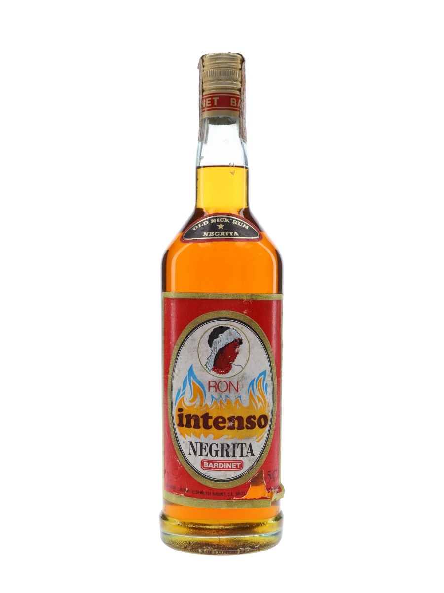 Bardinet Negrita Old Nick Ron Intenso Bottled 1970s 100cl / 54%
