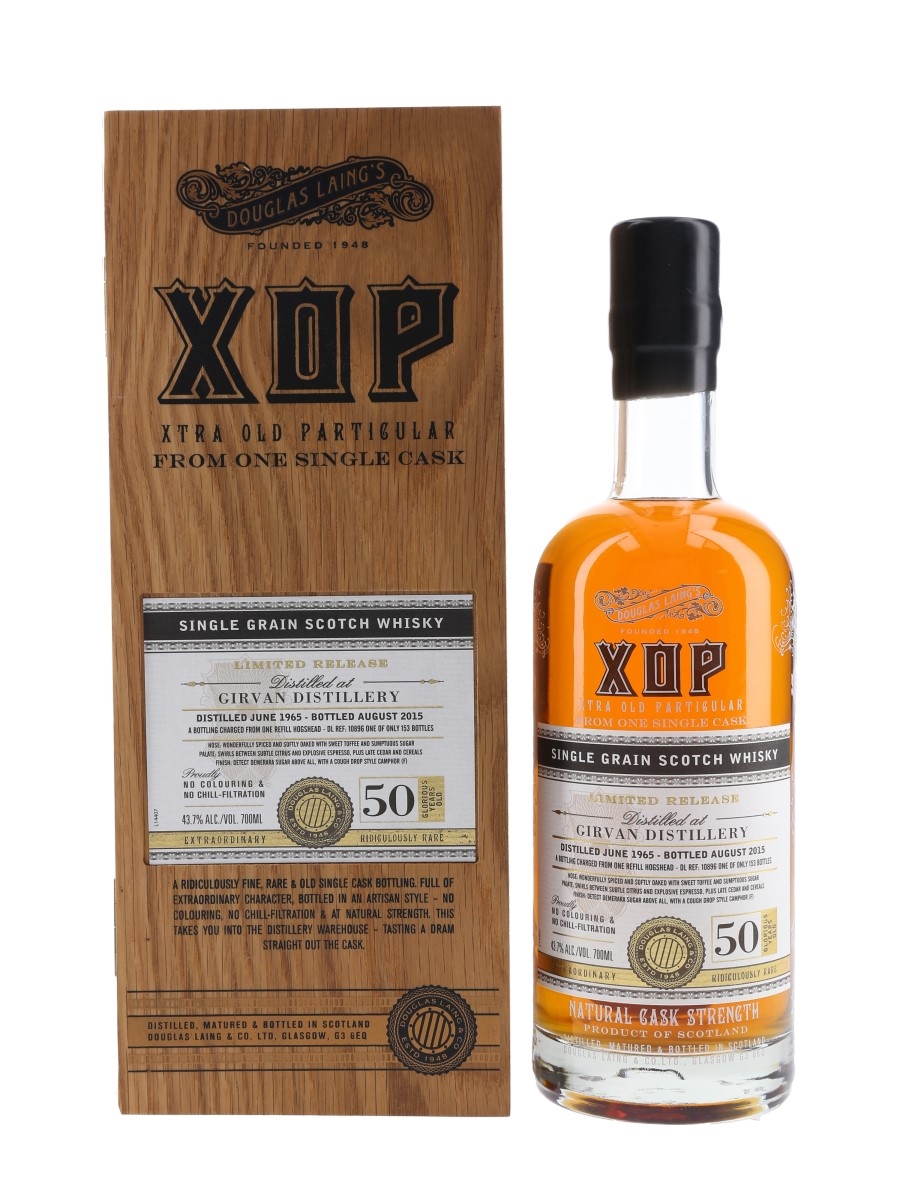 Girvan 1965 50 Year Old XOP Bottled 2015 - Douglas Laing 70cl / 43.7%