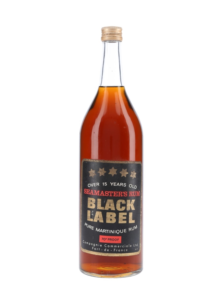 Seamaster's Black Label 5 Star 15 Year Old Bottled 1960s-1970s 100cl / 40%