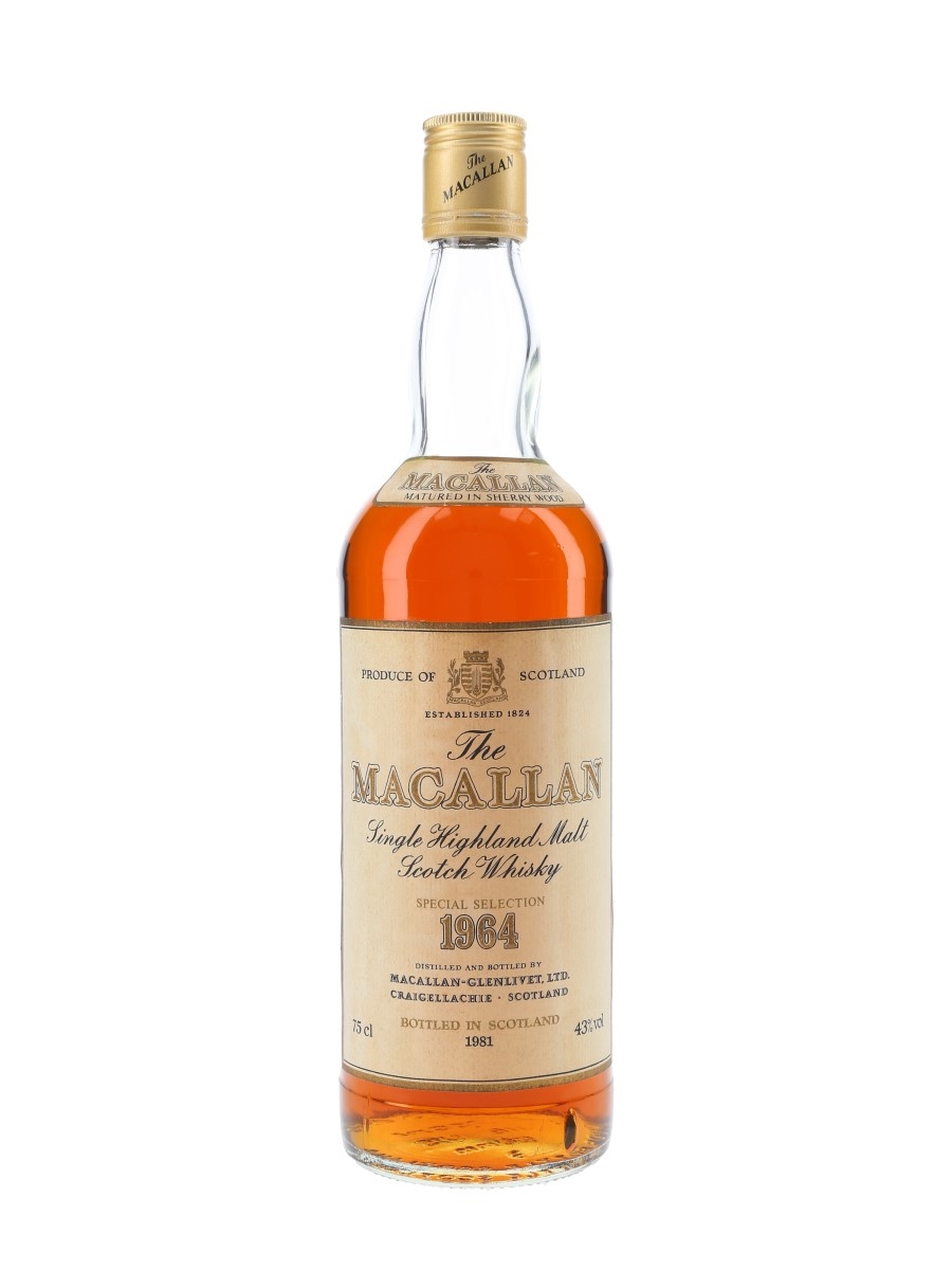 Macallan 1964 - Lot 78971 - Buy/Sell Macallan Whisky Online