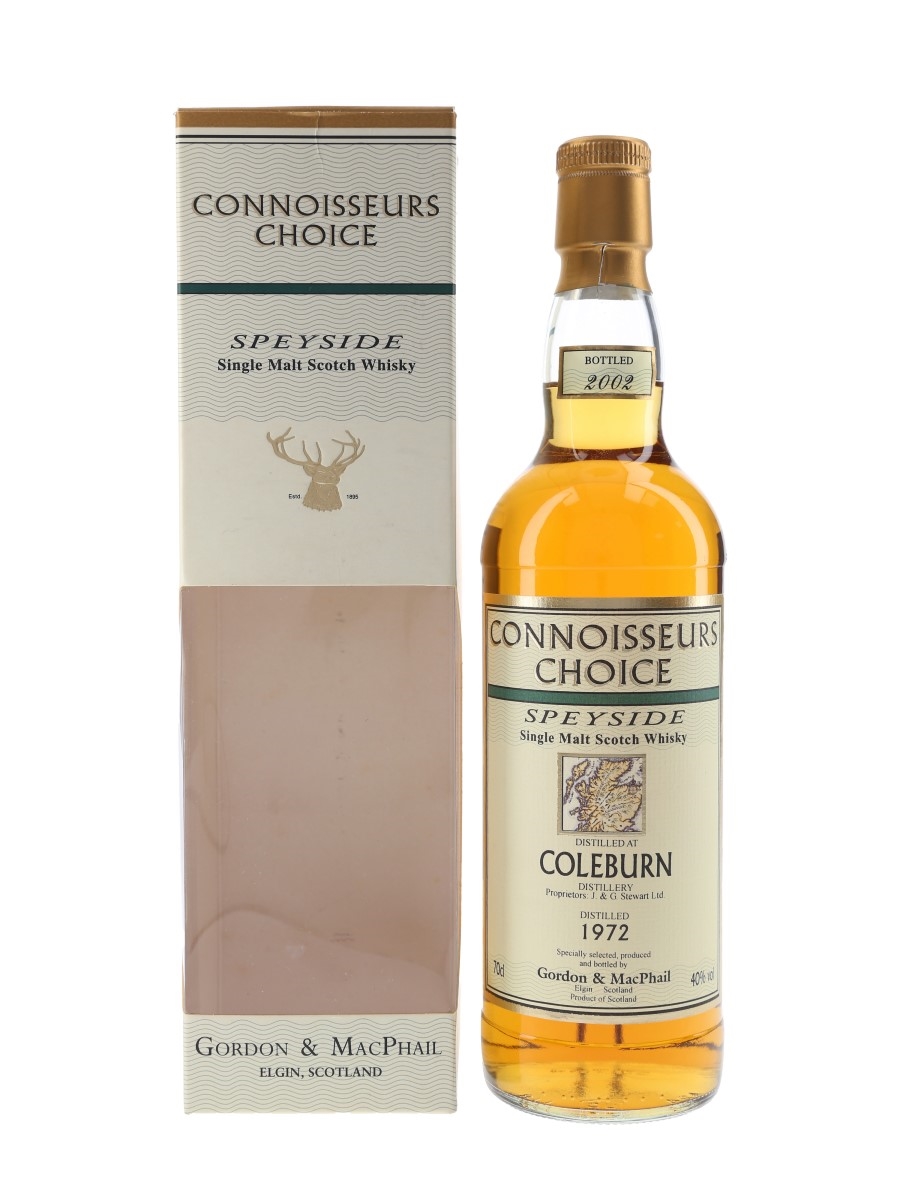 Coleburn 1972 Connoisseur's Choice Bottled 2002 - Gordon & MacPhail 70cl / 40%