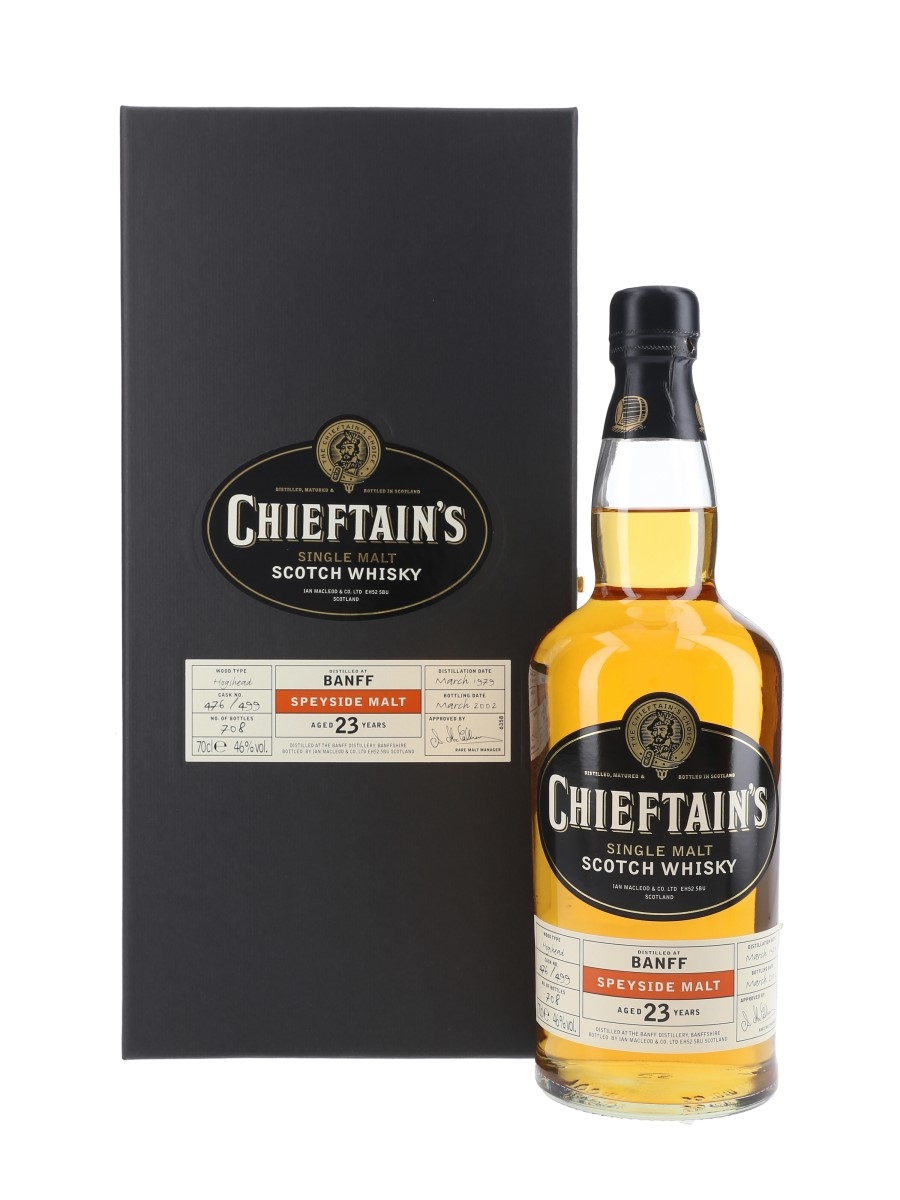 Banff 1979 23 Year Old Bottled 2002 - Chieftain's 70cl / 46%