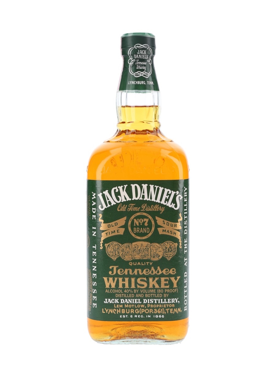 Jack Daniel's No.7 Green Label Bottled 1990s 100cl / 40%