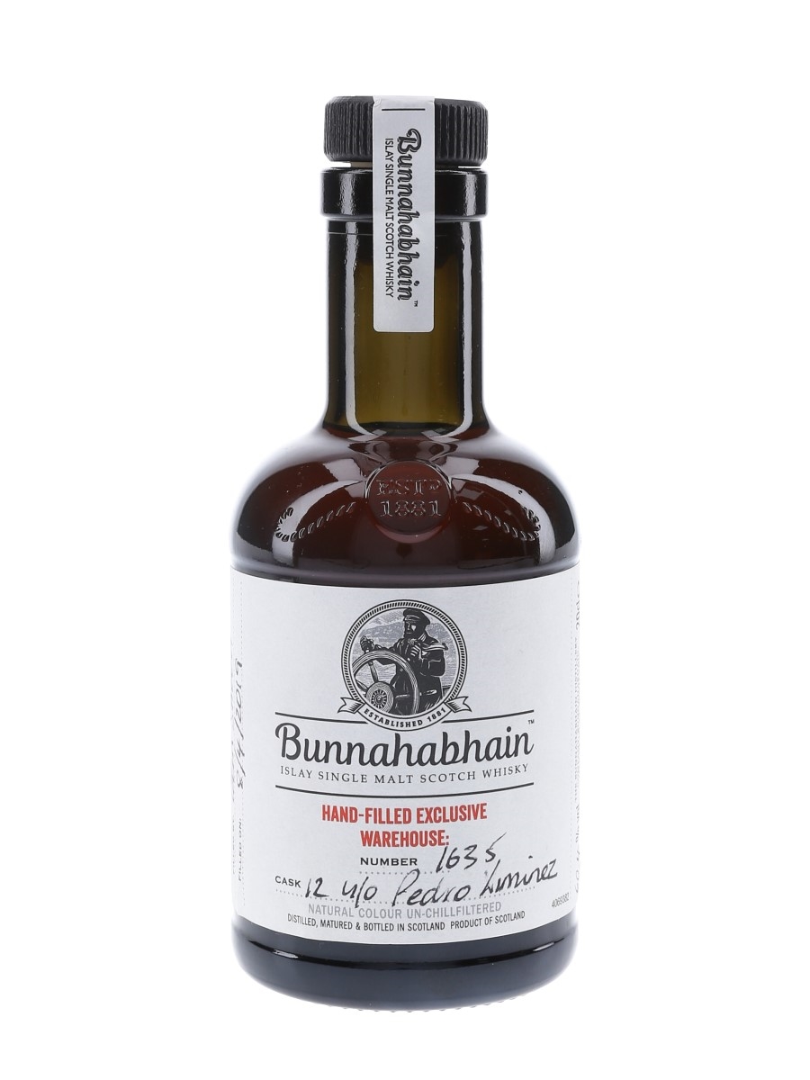 Bunnahabhain 12 Year Old Hand Filled Exclusive Bottled 2019 20cl / 60.4%