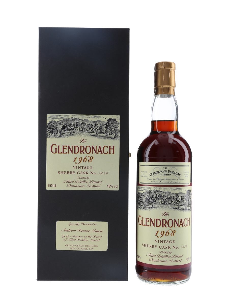 Glendronach 1968 Sherry Cask No. 2628 - Lot 69537 - Buy/Sell