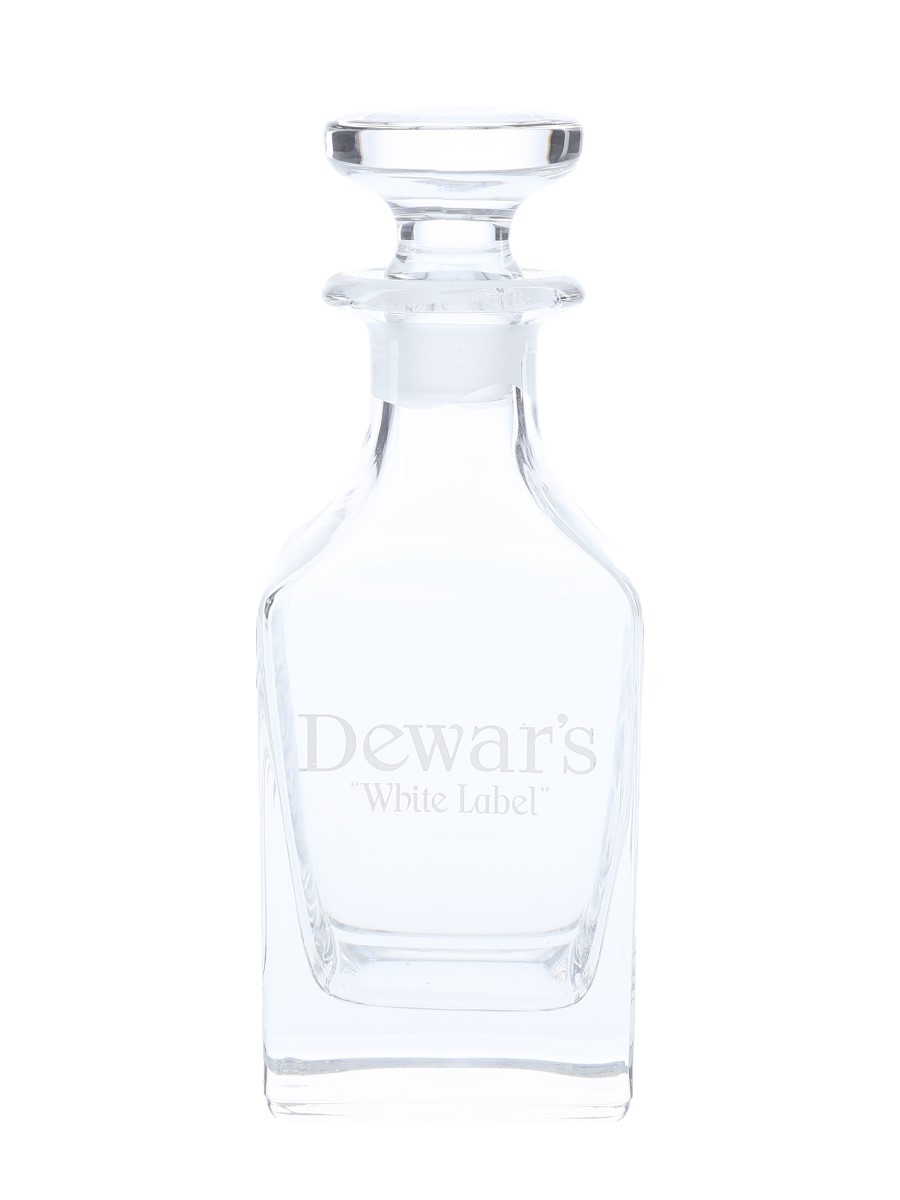 Dewar's White Label Crystal Decanter With Stopper  12cm x 5cm