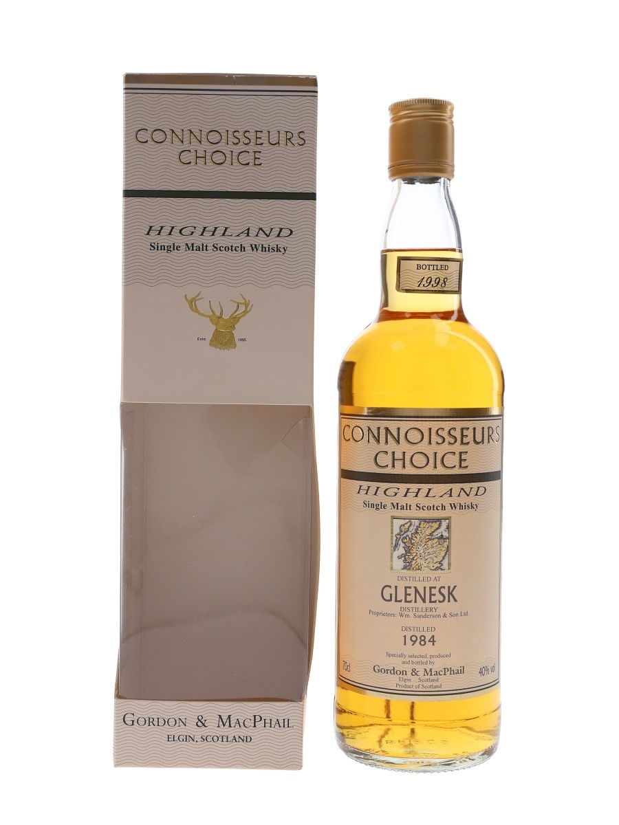 Glenesk 1984 Connoisseurs Choice Bottled 1998 - Gordon & MacPhail 70cl / 40%