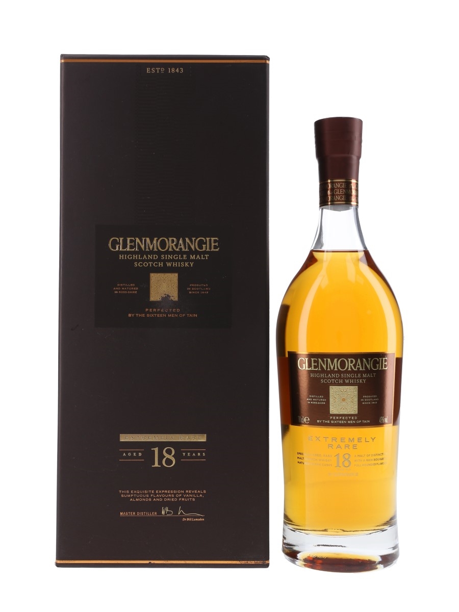 Glenmorangie 18 Year Old Extremely Rare Bottled 2018 70cl / 43%