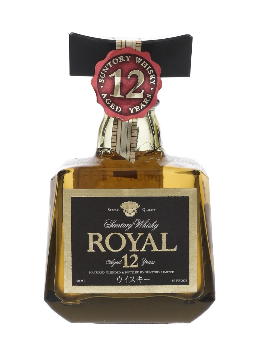 【古酒未開栓】SUNTORY ROYAL AGED 12 YEARS サントリー ウイスキー ローヤル プレミアム12年 720ml 43% 2本セット 箱付き Suntory ROYAL 12 Year Japanese Whisky Brown Label