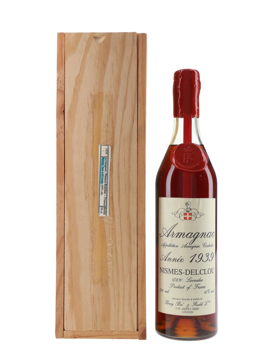 Nismes Delclou 1939 Armagnac Berry Bros & Rudd 70cl / 40%