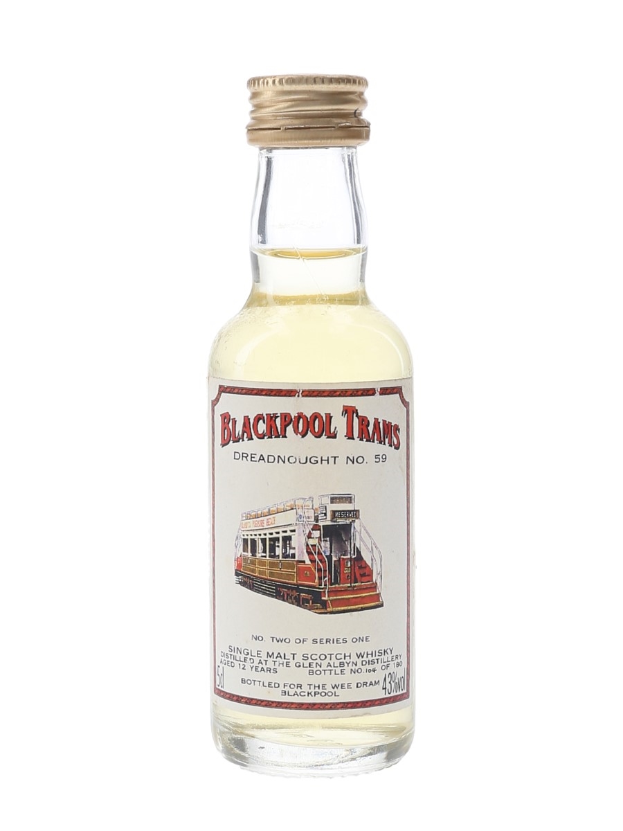 Glen Albyn 12 Year Old Blackpool Trams Dreadnought No.59 - Wee Dram 5cl / 43%