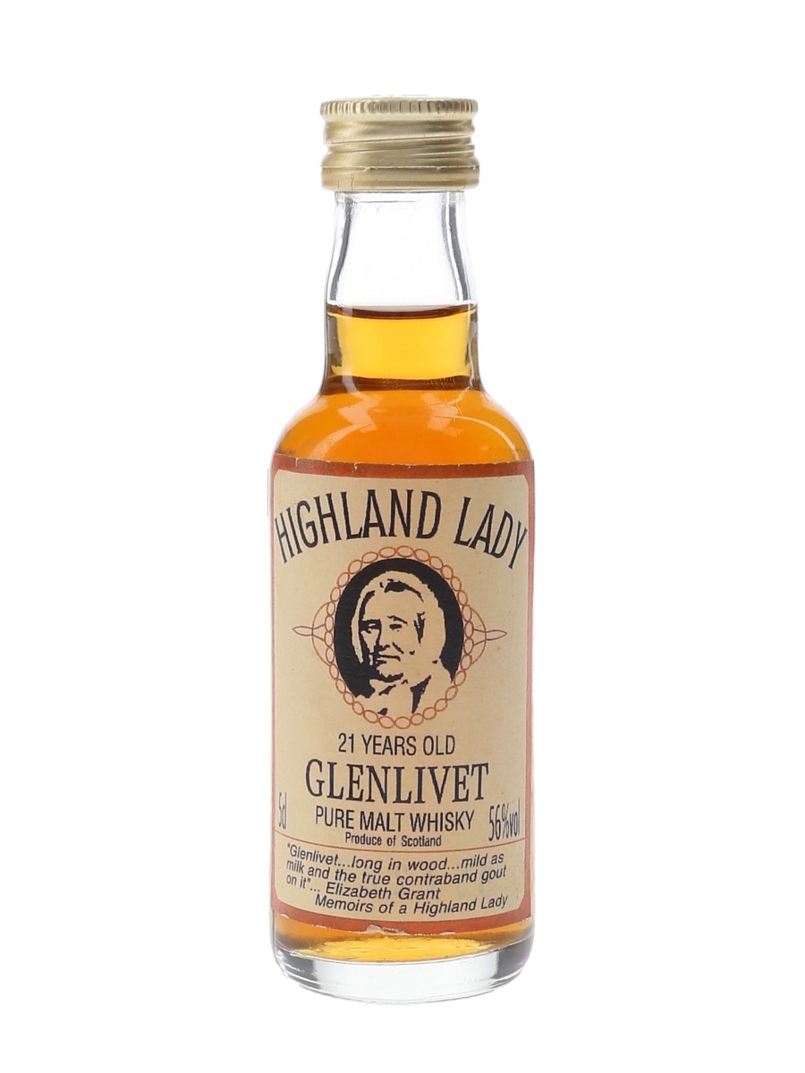 Glenlivet 21 Year Old Highland Lady  5cl / 56%