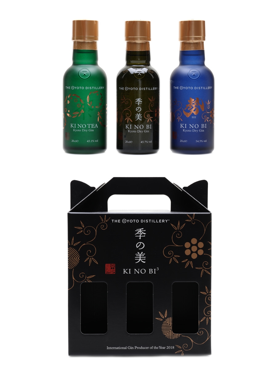 Ki No Bi3 Kyoto Distillery - Tasting Set 3 x 20cl
