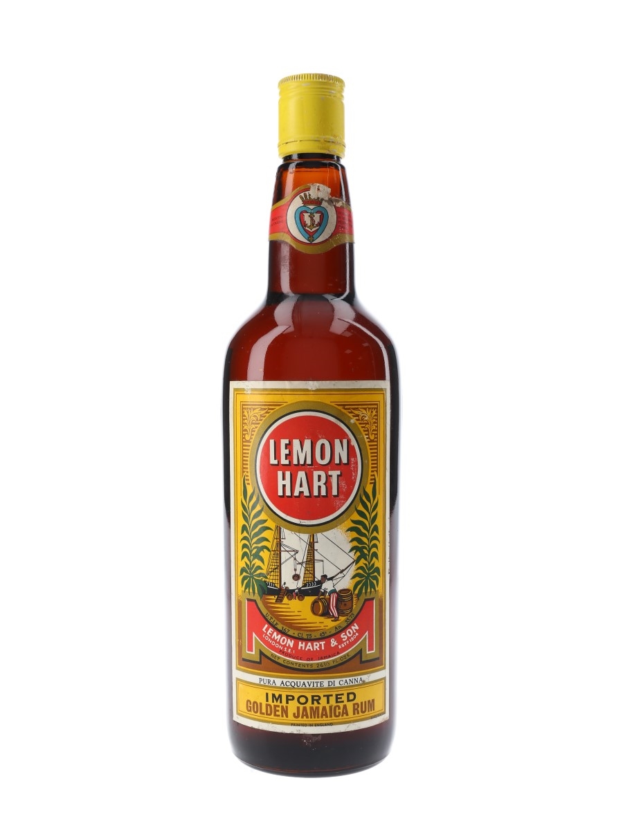 Lemon Hart Golden Jamaica Rum Bottled 1970s - Pedro Domecq Italia 75cl / 43%