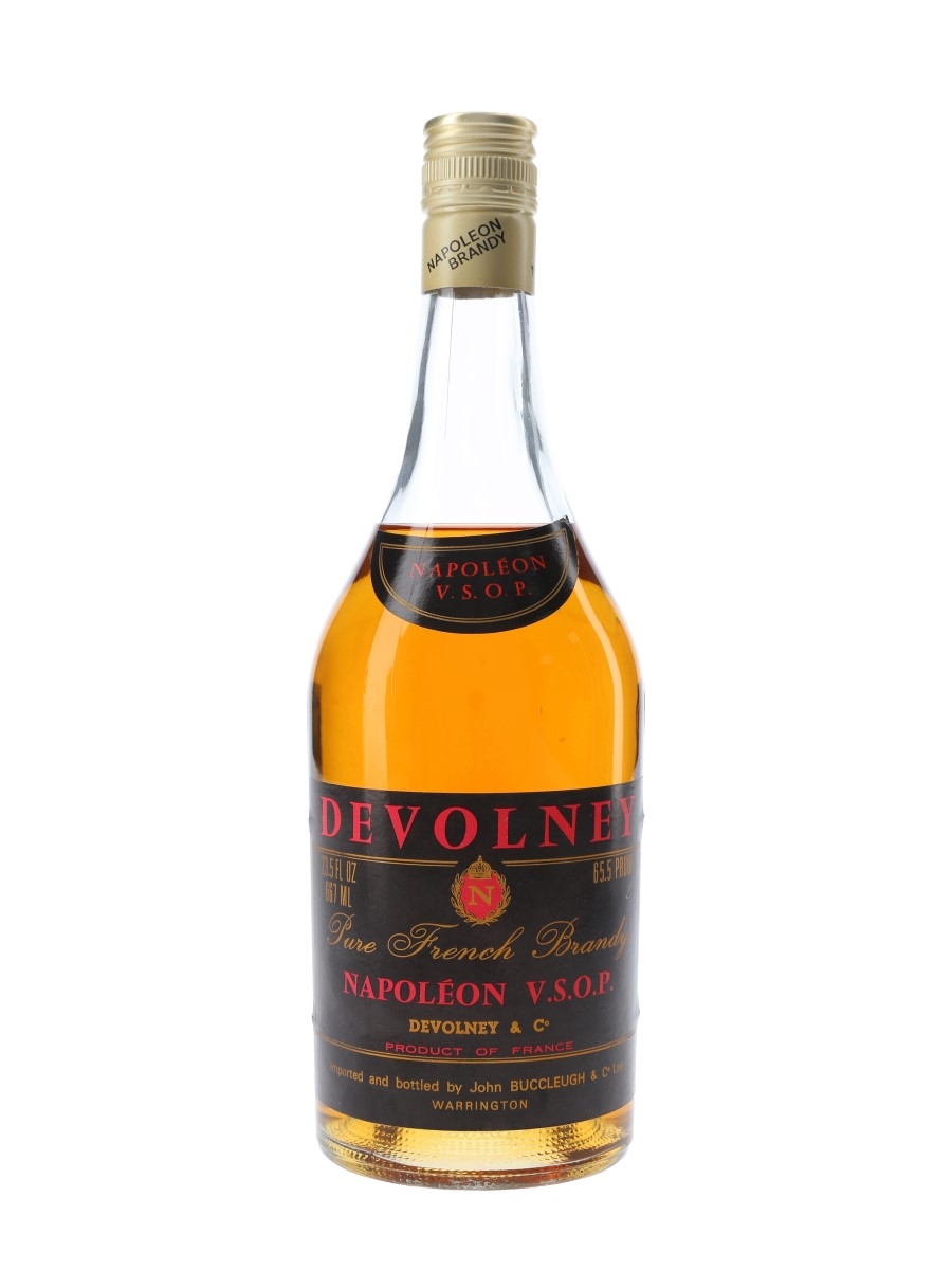 Devolney VSOP Napoleon Brandy Bottled 1970s - John Buccleugh & Co. Ltd. 66.7cl / 37.4%