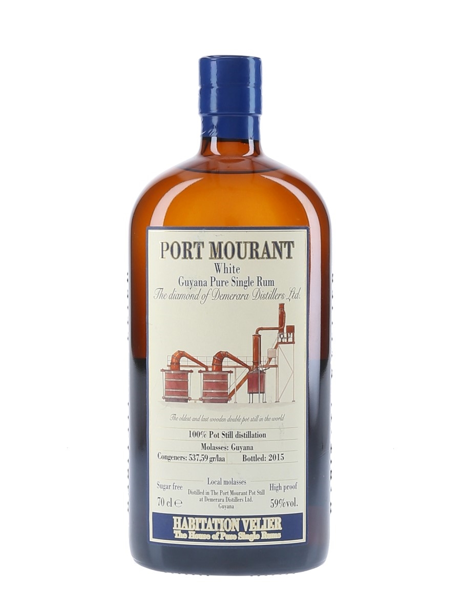 Port Mourant White Guyana Pure Single Rum Bottled 2015 - Habitation Velier 70cl / 59%